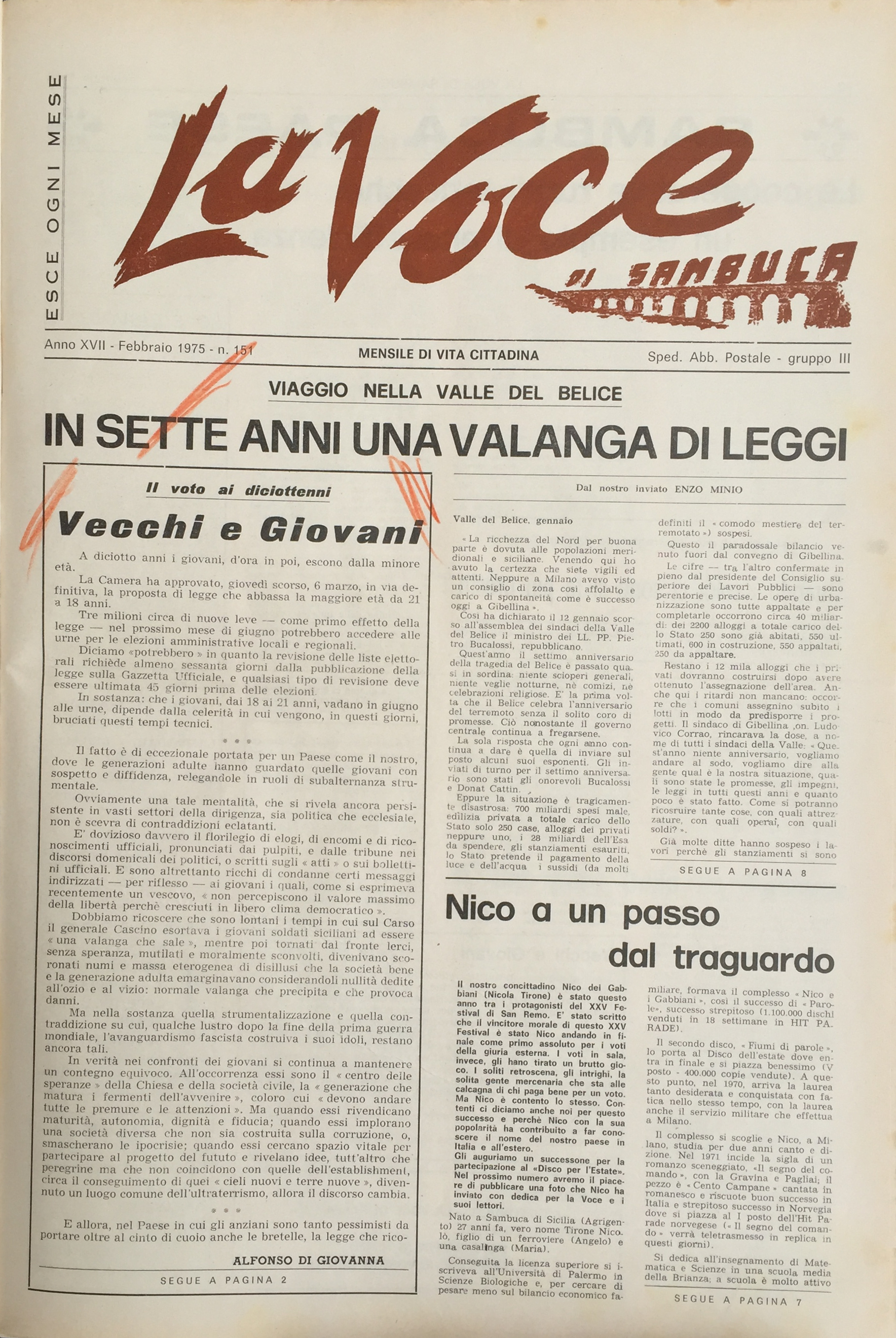 ANTEPRIMA n 151 pag.1