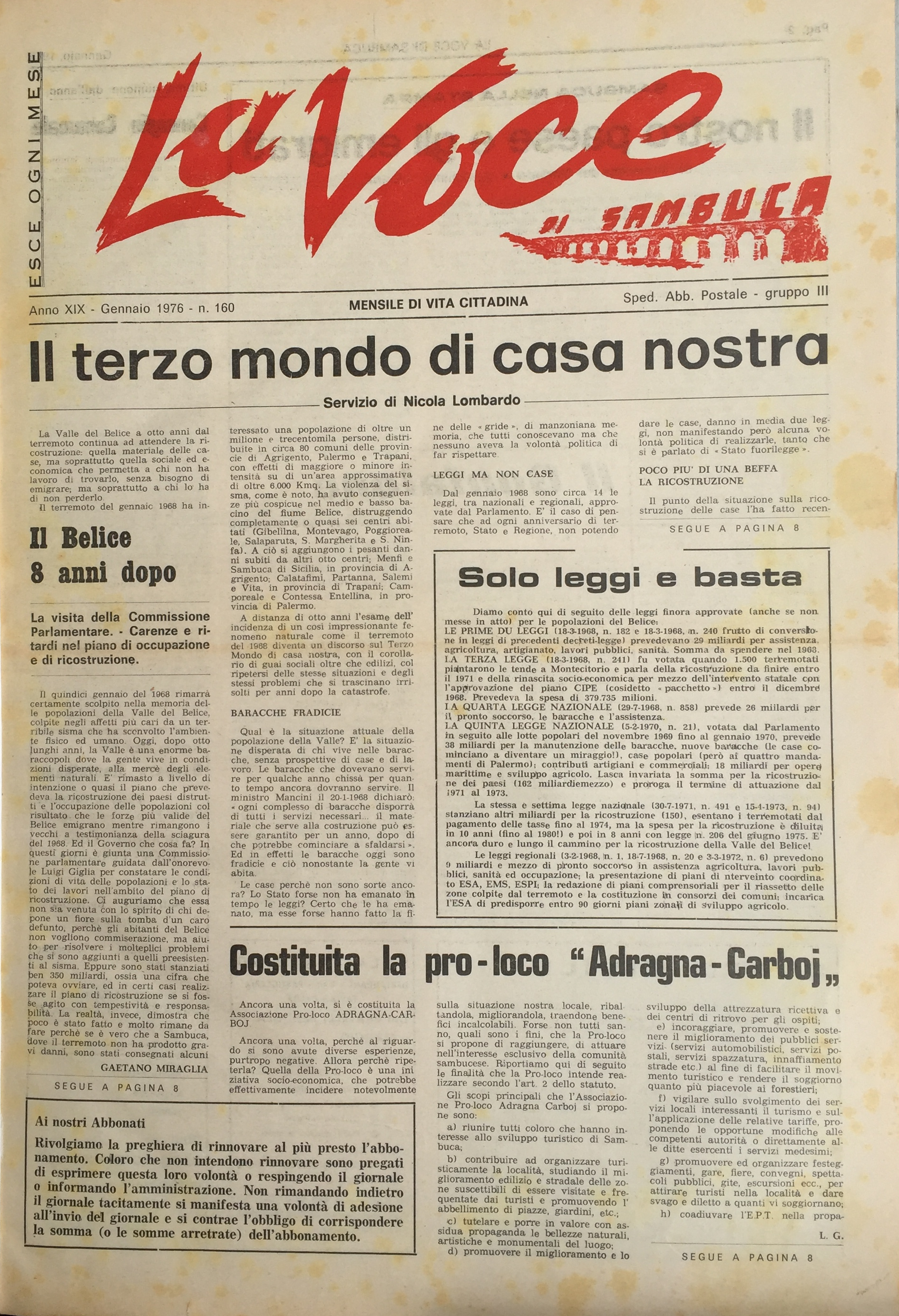 ANTEPRIMA n 160 pag.1