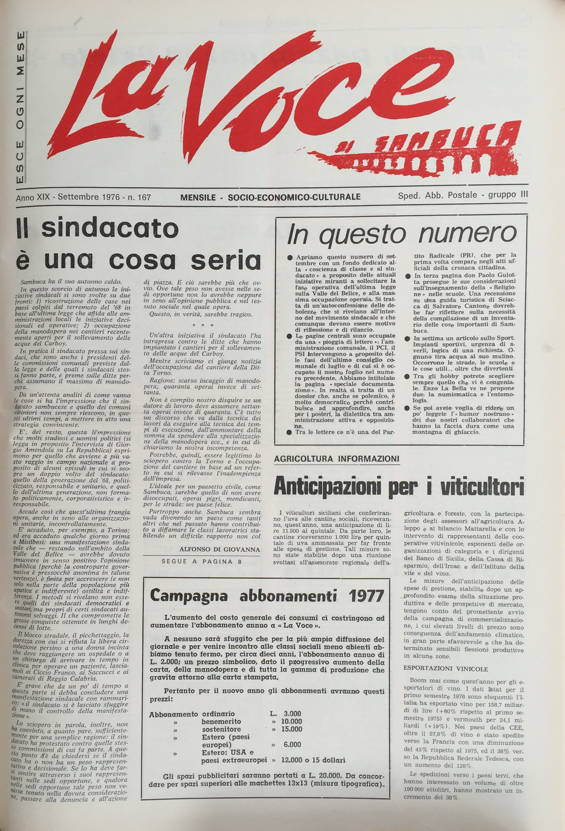 ANTEPRIMA n 167 pag.1