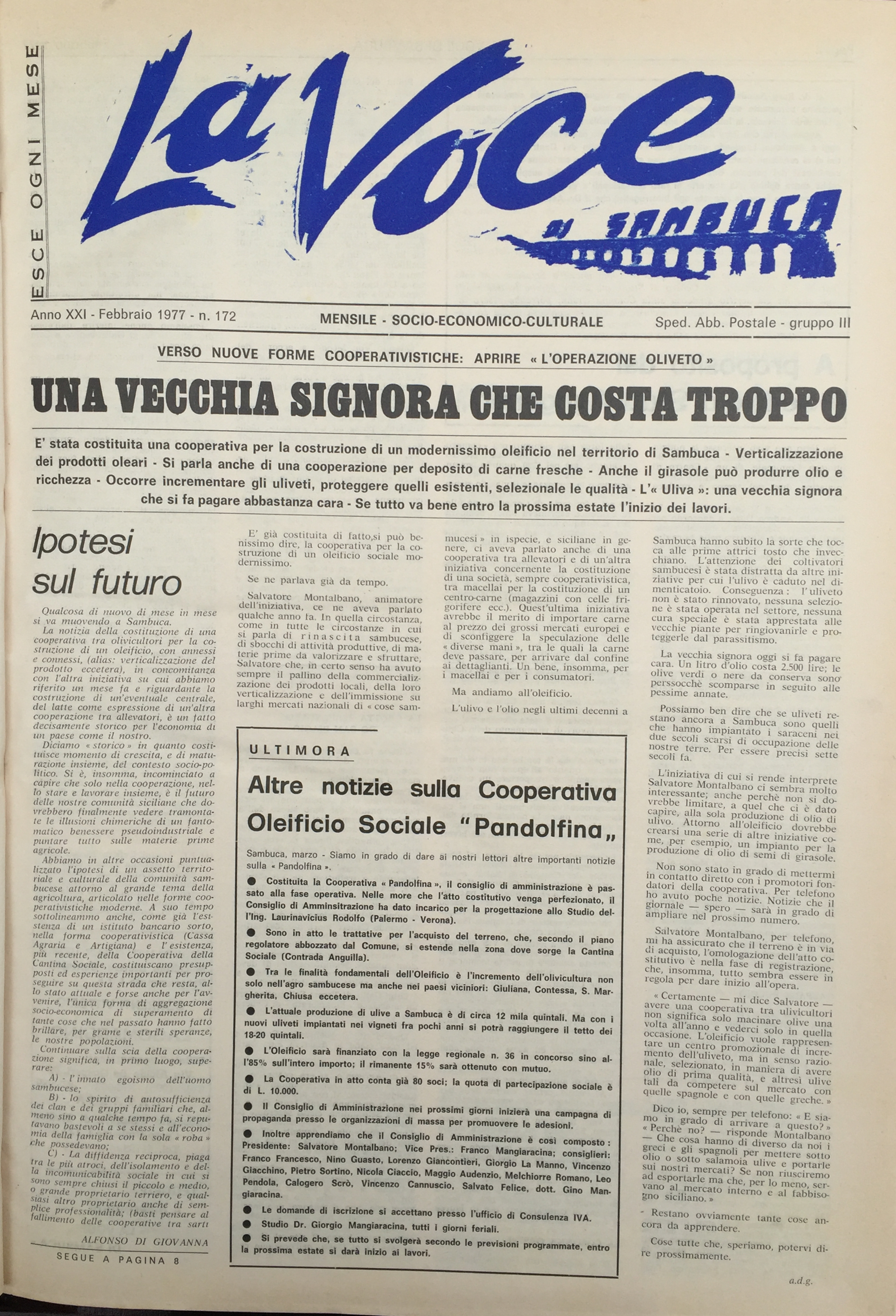 ANTEPRIMA N 172 pag.1