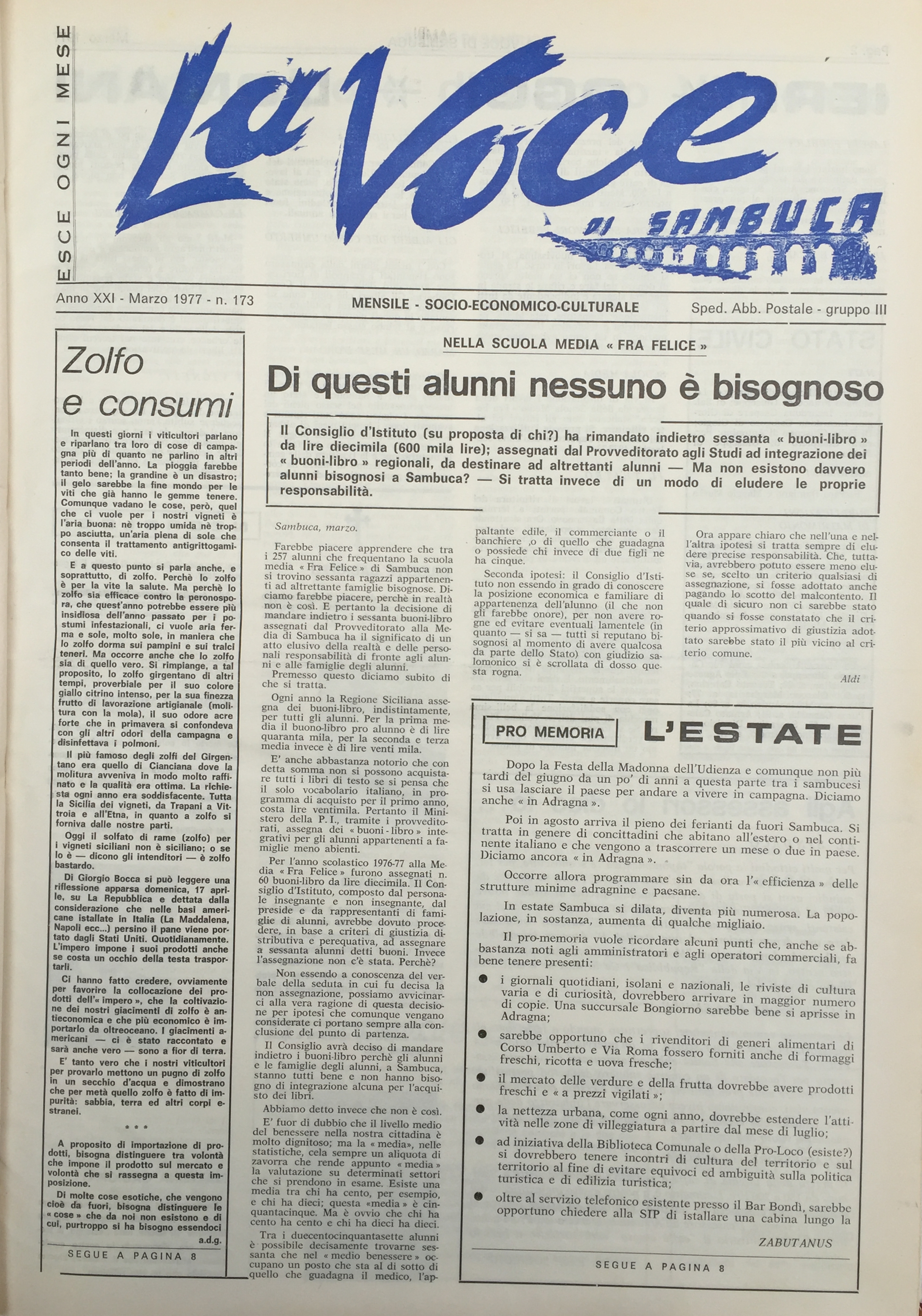 ANTEPRIMA N 173 pag.1