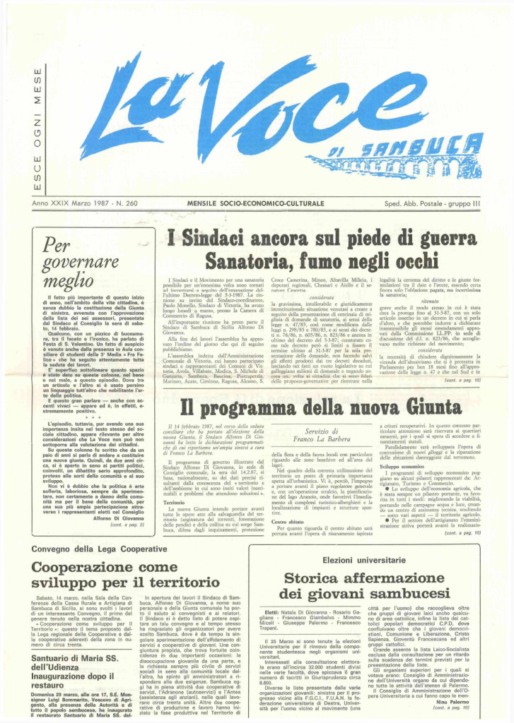 ANTEPRIMA N.260 Marzo 1987