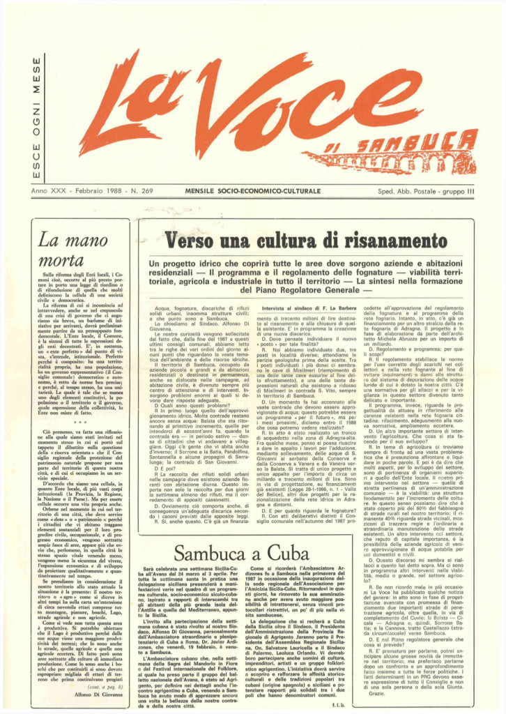 ANTEPRIMA N.269 Febbraio 1988