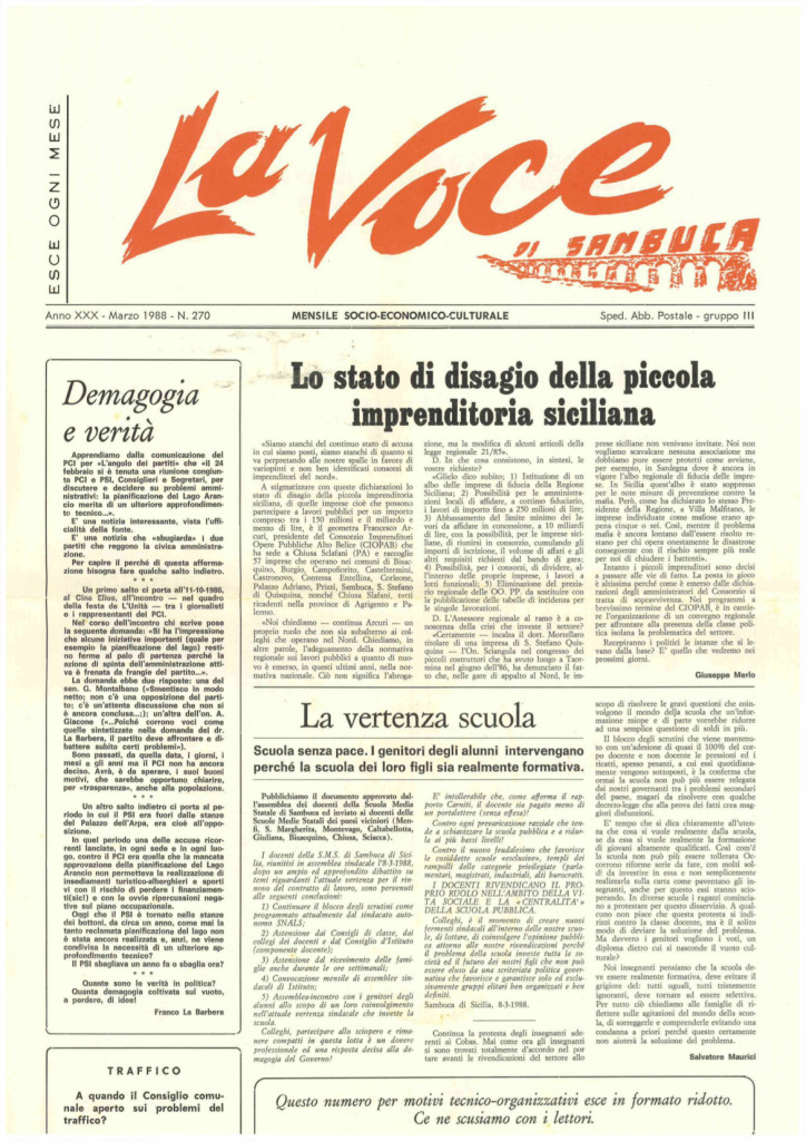 ANTEPRIMA N.270 Marzo 1988