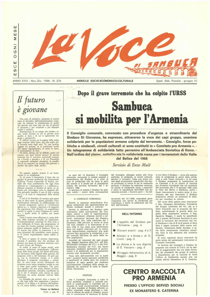 ANTEPRIMA N.276 Novembre Dicembre 1988