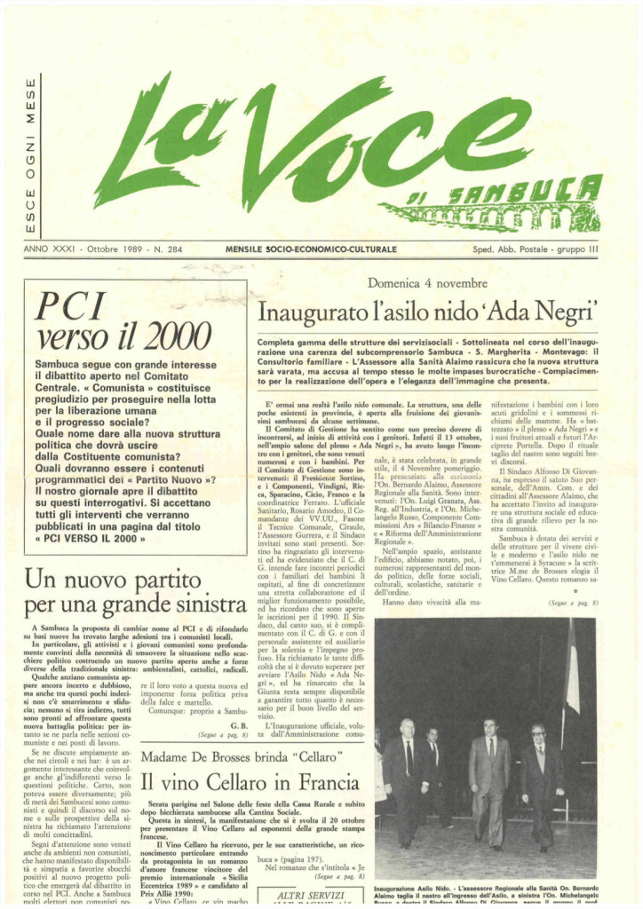 ANTEPRIMA N.284 Ottobre 1989