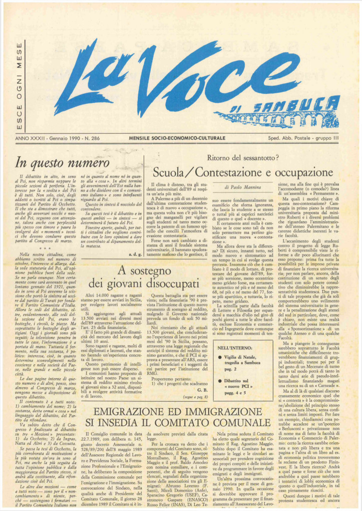 ANTEPRIMA N.286 Gennaio 1990