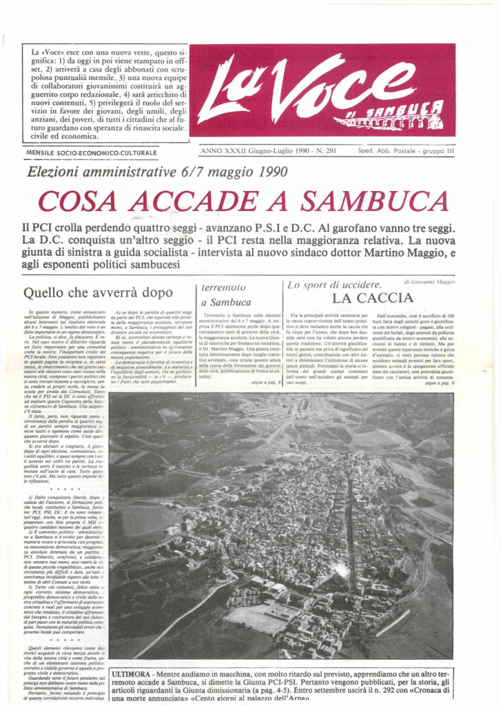 ANTEPRIMA N.291 Giugno Luglio 1990