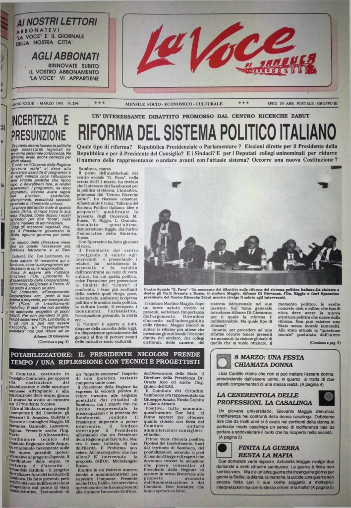 ANTEPRIMA N.296 Marzo 1991