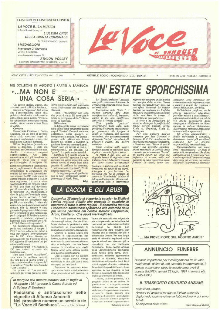 ANTEPRIMA N.299 Luglio Agosto 1991