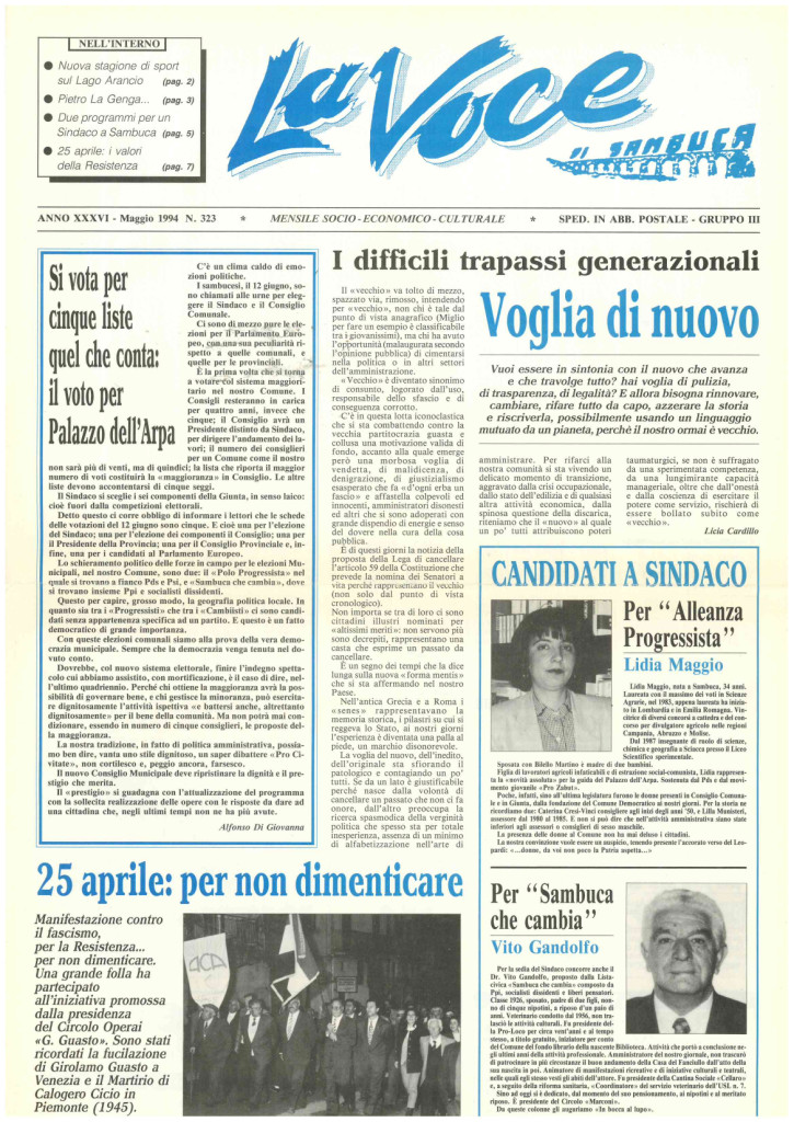 ANTEPRIMA N.323 Maggio 1994