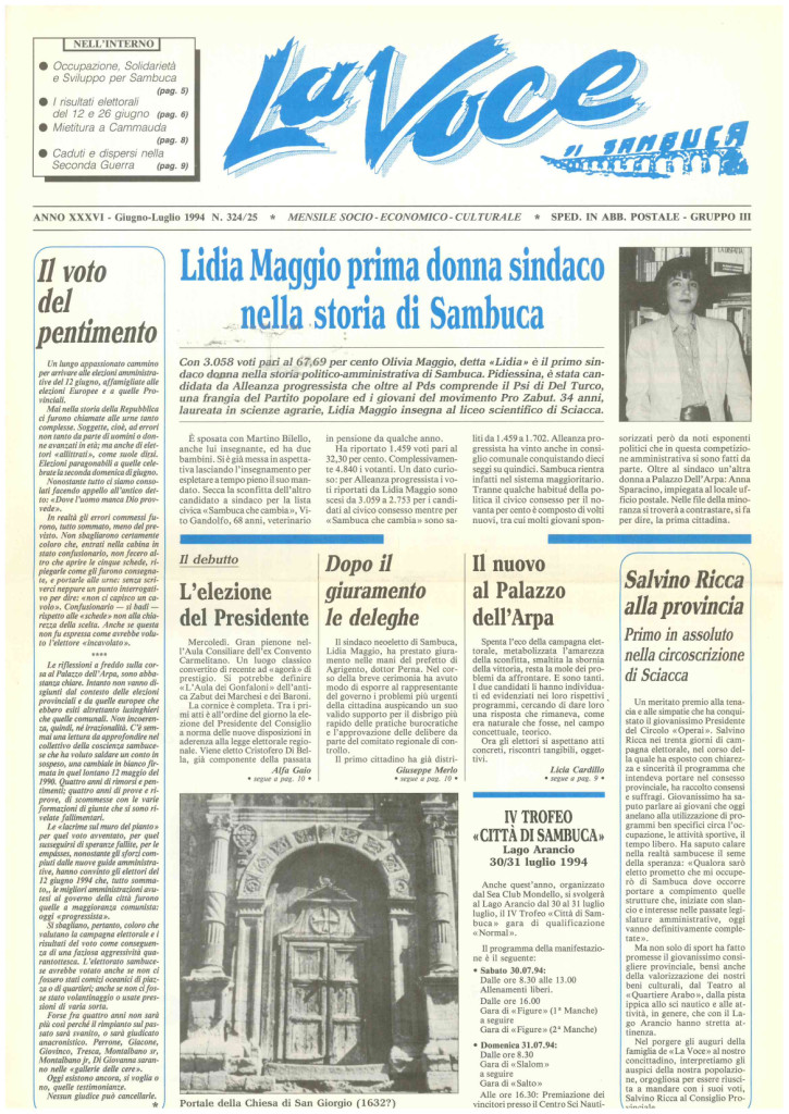 ANTEPRIMA N.324 - 325 Giugno Luglio 1994