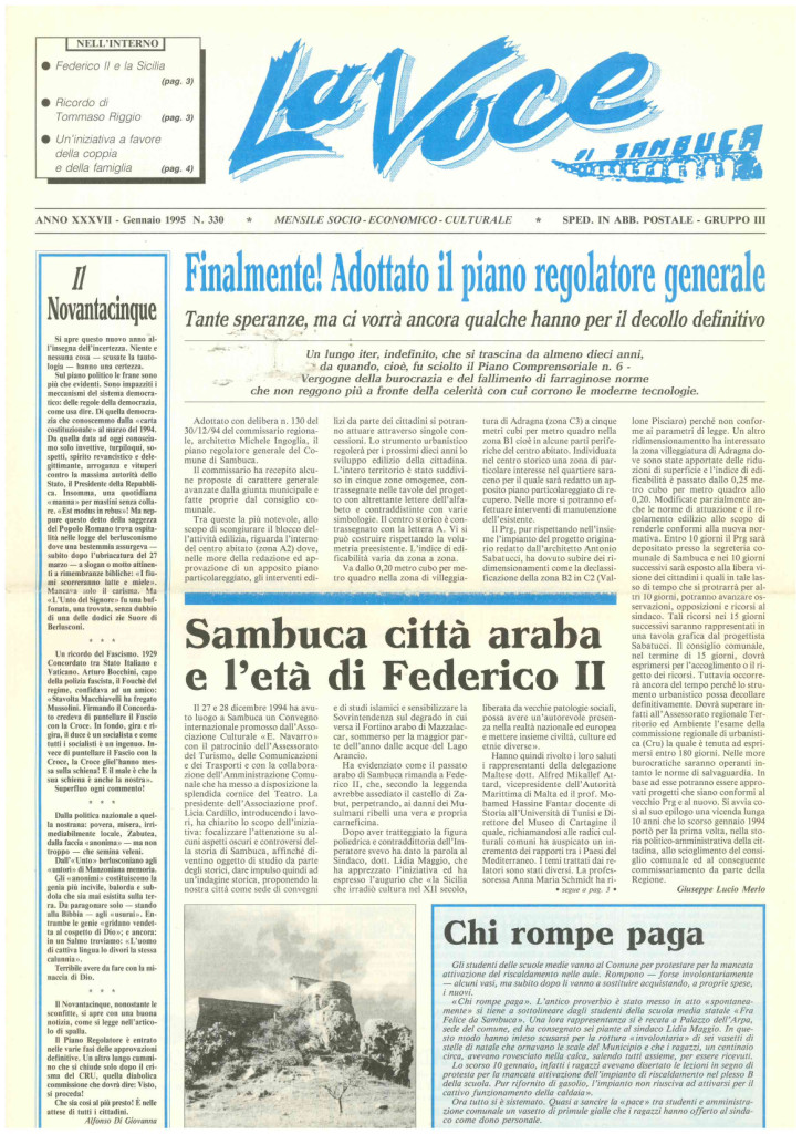 ANTEPRIMA N.330 Gennaio 1995