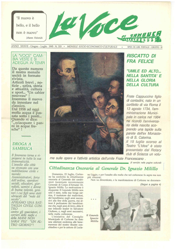 ANTEPRIMA N.333 Giugno Luglio 1995