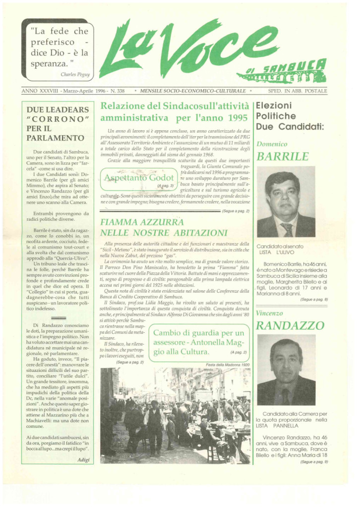 ANTEPRIMA N.338 Marzo Aprile 1996