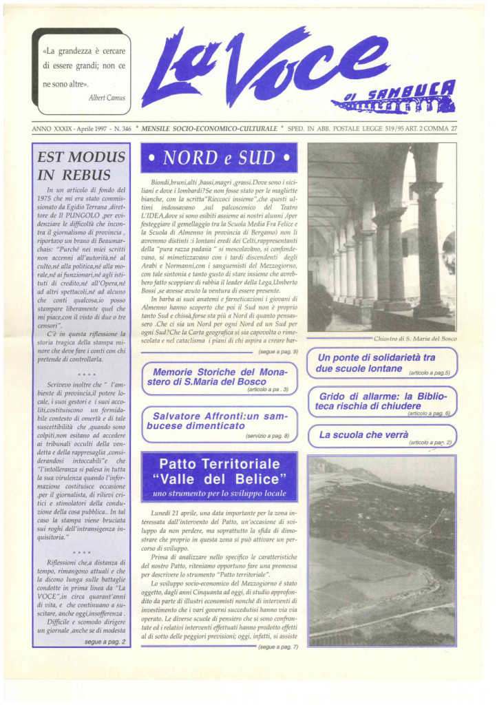 ANTEPRIMA N.346 Aprile 1997