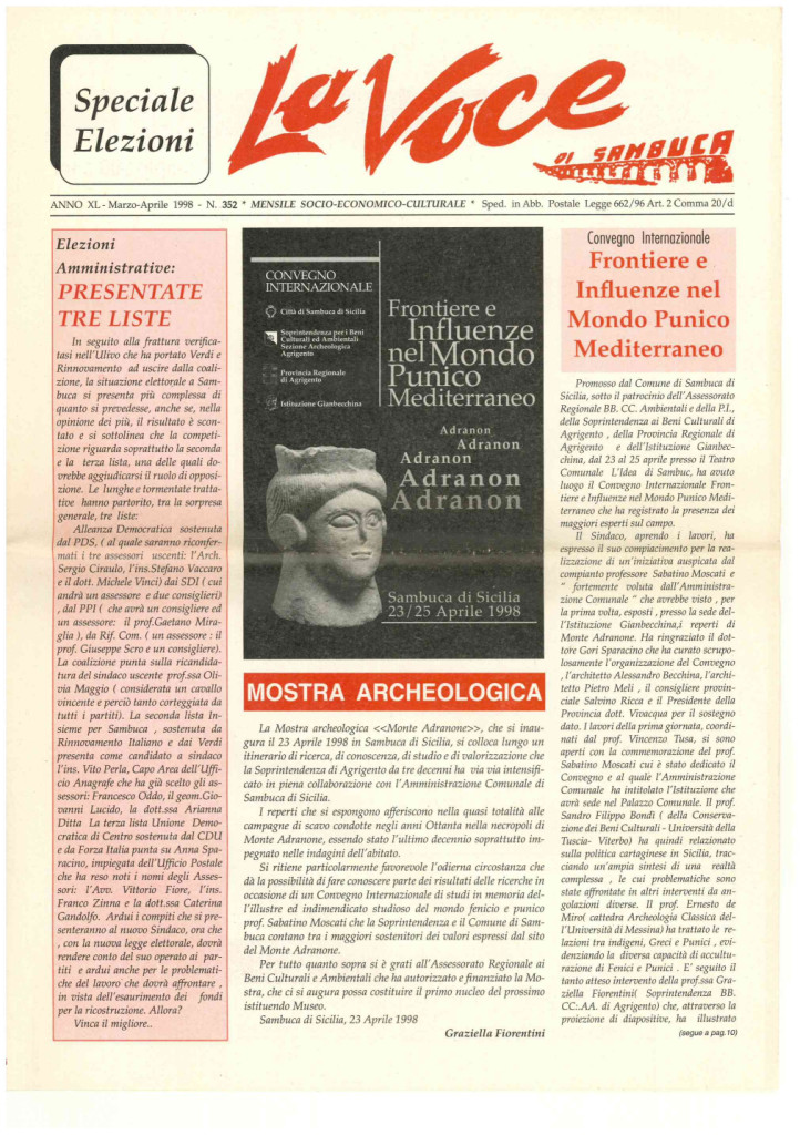 ANTEPRIMA N.352 Marzo Aprile 1998