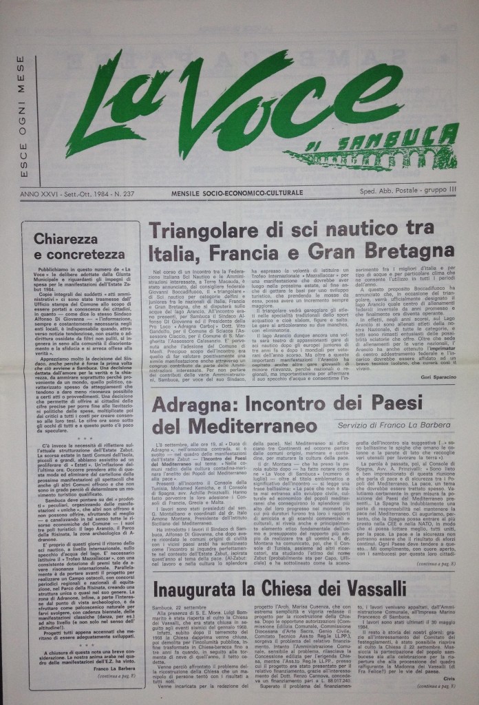 ANTEPRIMA n 237 pag.1