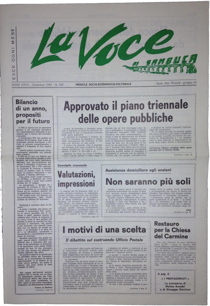 ANTEPRIMA n 249 pag.1