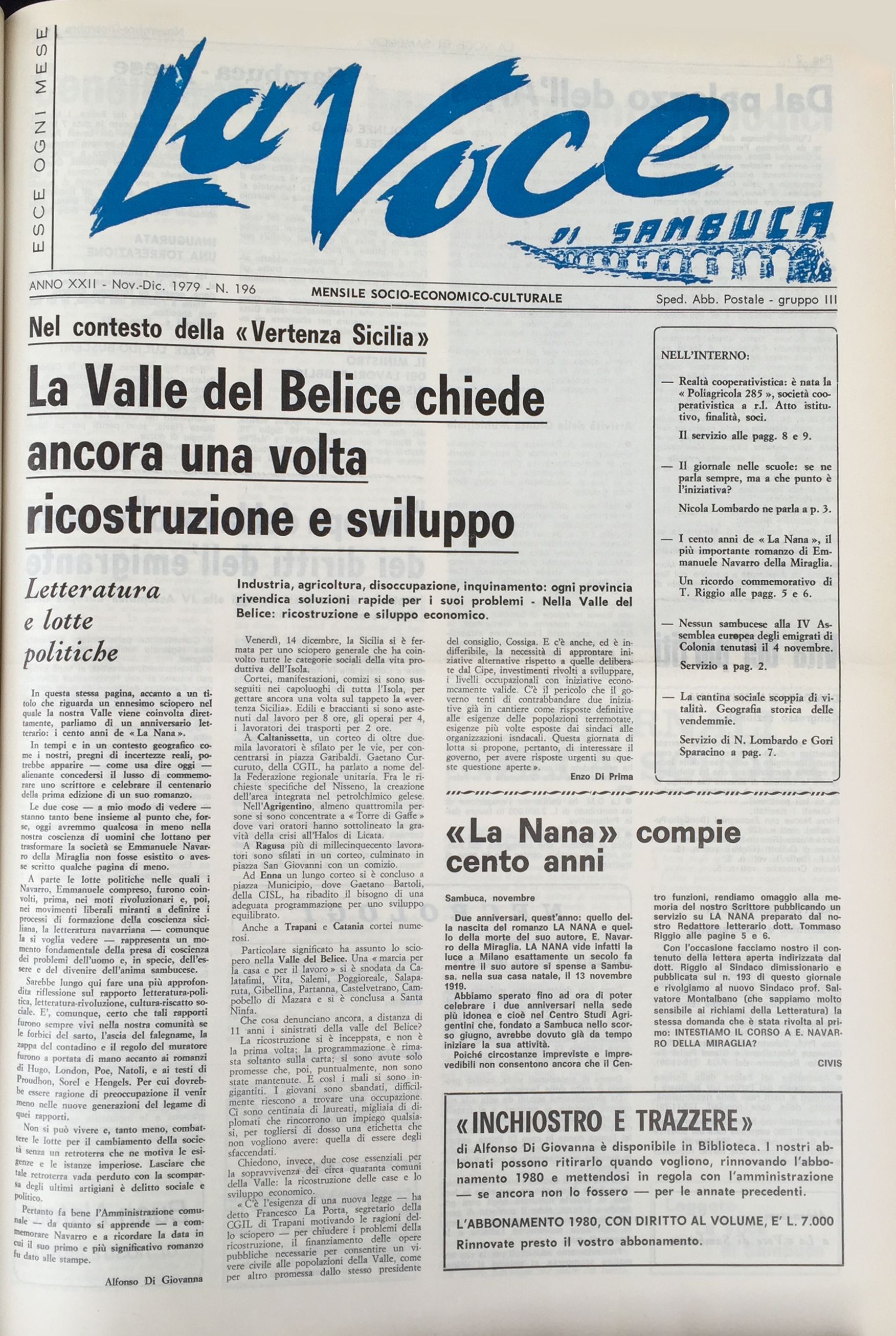 ANTEPRIMA N 196 pag.1